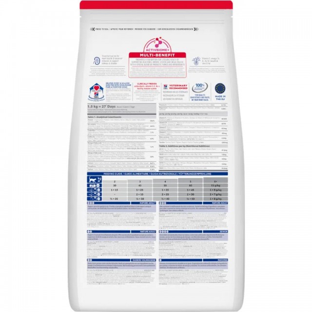 Hill's SCIENCE PLAN Somonlu +7 Yaşlı Kedi Maması 1.5 Kg