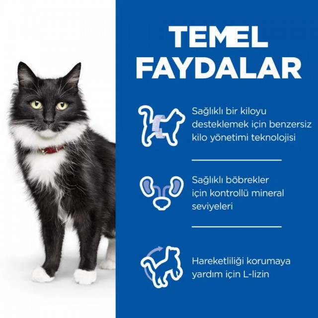Hill's SCIENCE PLAN Tavuklu Kısırlaştırılmış +7 Yaşlı Kedi Maması 1.5 Kg