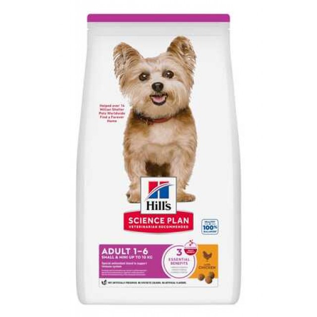 Hills Tavuklu Küçük ve Mini Irk Yetişkin Köpek Maması 3kg