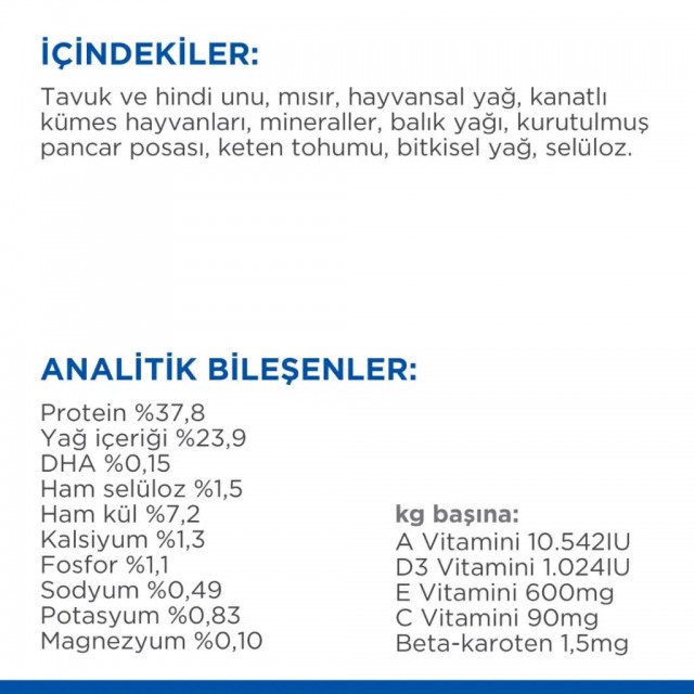 Hill's SCIENCE PLAN Tavuklu Yavru Kedi Maması 1.5 Kg