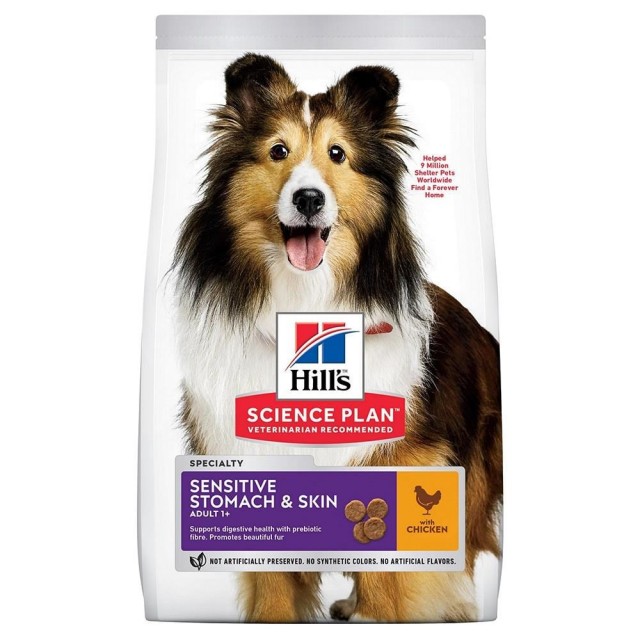 Hill's Sensitive Skin Tavuklu Yetişkin Kuru Köpek Maması 14 kg