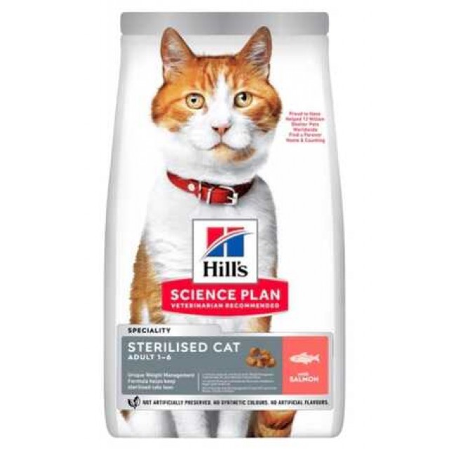 Hills Somonlu Kısırlaştırılmış Yetişkin Kedi Maması 3kg