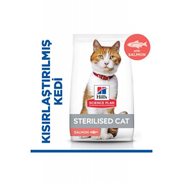 Hills Somonlu Kısırlaştırılmış Yetişkin Kedi Maması 3kg