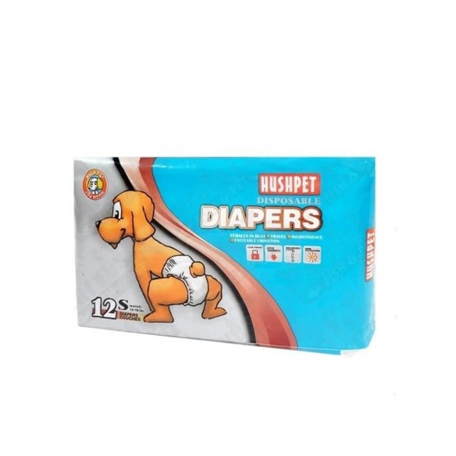 Hushpet Minik Irklar için Köpek Bezi S 4-7 kg 12'li
