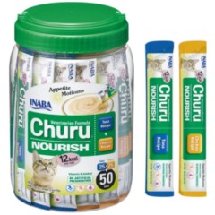 inaba Ciao Churu Cream Nourish Ton Balıklı ve Tavuklu Krema Kedi Ödülü 50x14 Gr