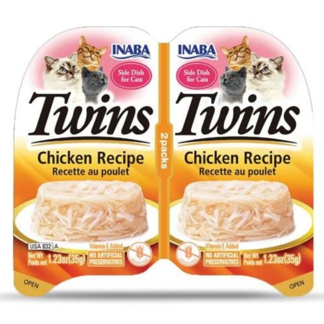 inaba Twins Tavuklu Jöle İçinde Kedi Yaş Maması 2x35 Gr