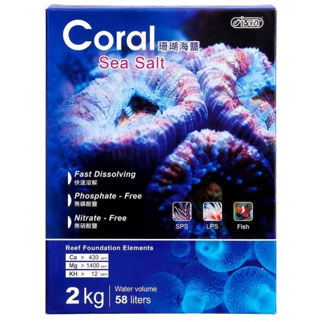 Ista Coral Deniz Akvaryumu Tuzu 2 kg