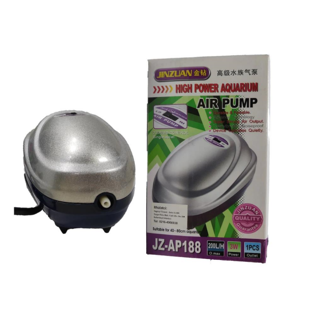 Jinzuan Jz-ap188 Tek Çıkışlı Akvaryum Hava Motoru