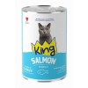 King Sos İçerisinde Et Parçacıklı Somonlu Kedi Konservesi 400gr