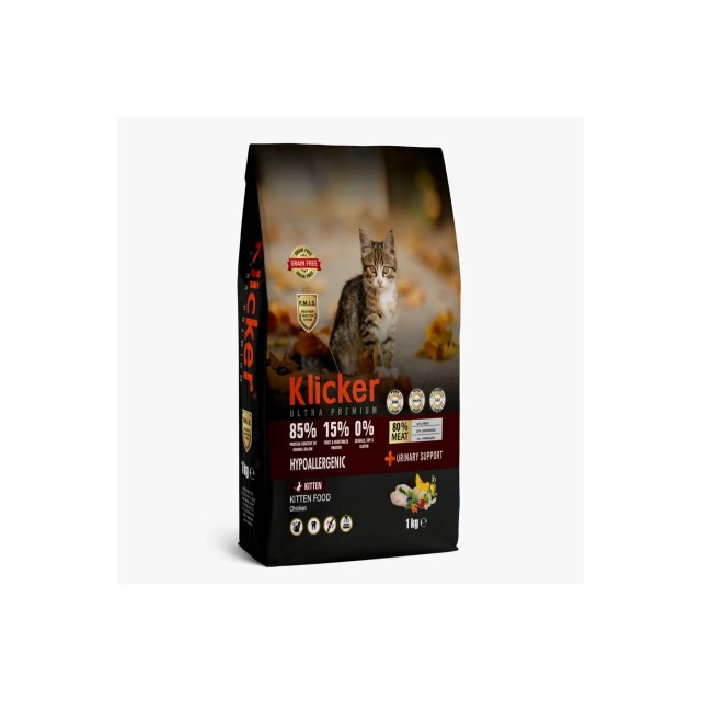 Klicker Tavuklu Yavru Kedi Maması 1 Kg