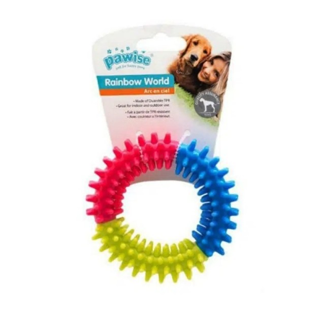 Köpek Oyuncağı Pawise Rainbow Halka