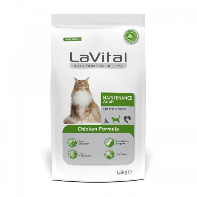 Lavital Maintenance Tavuklu Yetişkin Kedi Maması 1,5 Kg