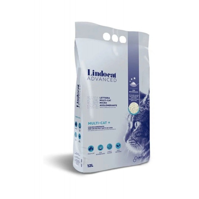 Lindocat Advanced Bikarbonatlı Kokusuz Kedi Kumu 12 LT