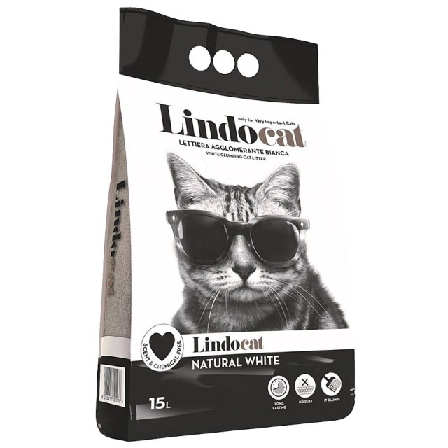 Lindocat Natural Kalın Taneli Kokusuz Topaklanan Kedi Kumu 10lt