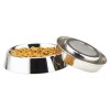 Lion AS-490 Karınca Önleyici Çelik Kedi ve Köpek Mama Kabı 8 Oz