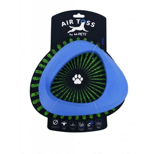 M-Pets Air Toss Mobius Dayanıklı Suda Yüzen Köpek Oyuncağı Mavi 10657817