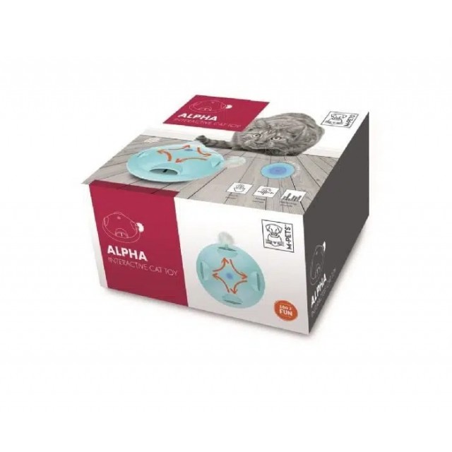 M-pets Alpha İnteraktif Kedi Oyuncağı Mavi 20632917