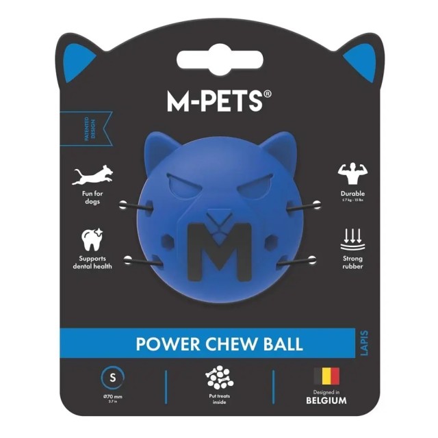 M-pets Chew Ball Lapis Sert Ödül Topu S Mavi
