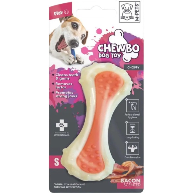 M-Pets Chewbo Choppy Dental Et Aromalı Köpek Oyuncağı Small