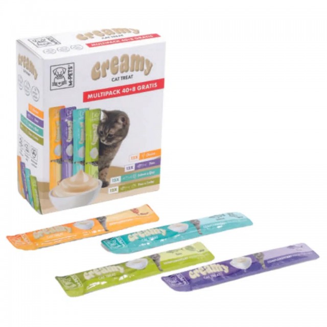 M-PETS Creamy Karışık Lezzetler 1 Krema Kedi Ödülü 48x15 Gr