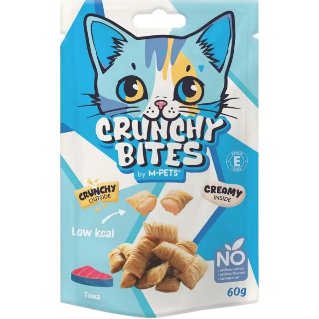 M-Pets Crunchy Bites Ton Balıklı Kedi Ödülü 60 Gr