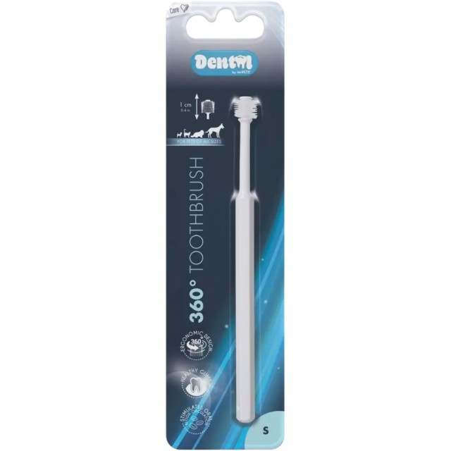 M-Pets Dental Kedi ve Köpekler İçin 360° Diş Fırçası Small