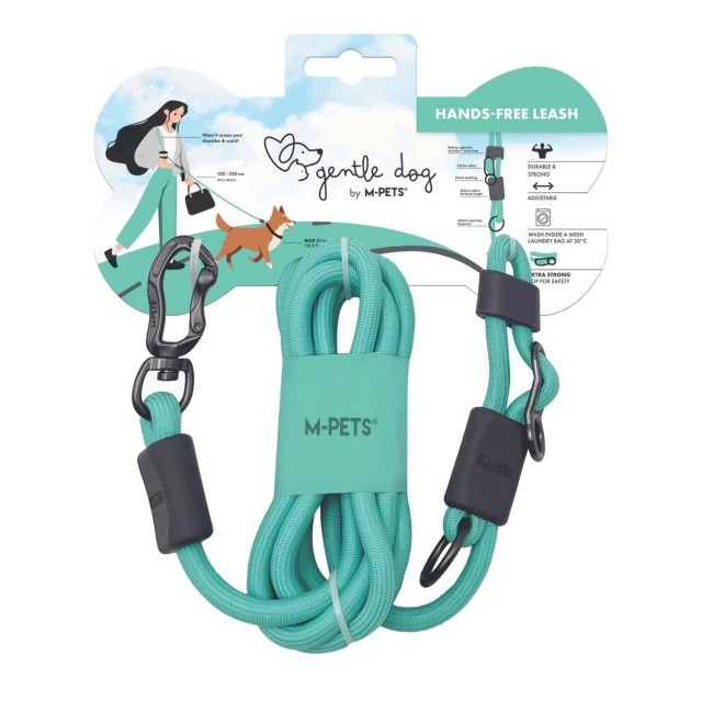 M-PETS GENTLE FONSİYONEL GEZDİRME TASMASI YEŞİL 10860799