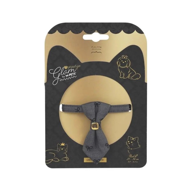 M-pets Glam Kedi Köpek Kravatı Gri