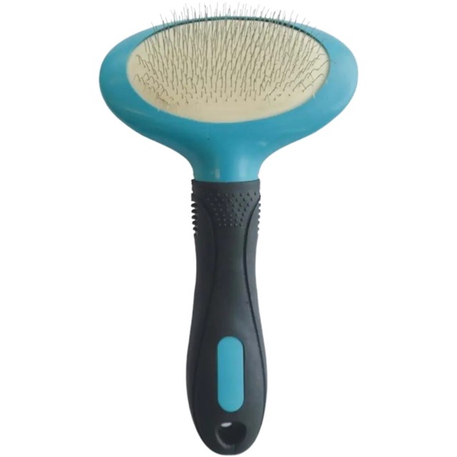M-Pets Hairdo Oval Slicker Brush Kedi ve Köpekler İçin İnce Telli Oval Fırça Small
