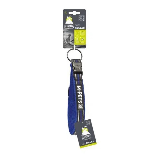 M-PETS Hıkıng Soft Boyun Tasması Mavi L 55-65 Cm 10825599