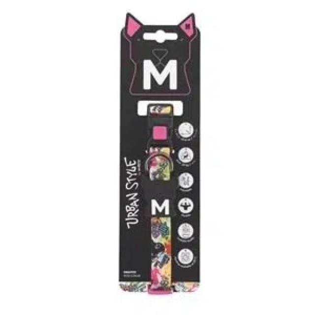 M-pets Köpek Boyun Tasması Graffiti Desenli M 10866799