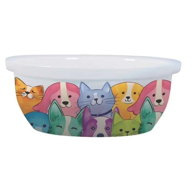 M-PETS PETJOY SERAMİK MAMA KABI MİX COLOUR 300 ML