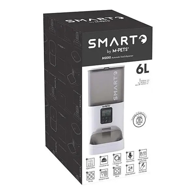 M-Pets Smarto M800 Otomatik Mama Kabı 6Lt