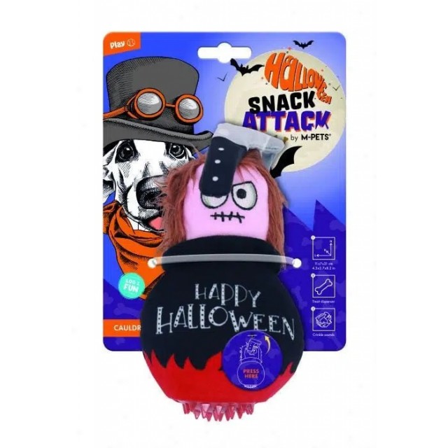 M-Pets Snack Attack Hallowen Cadı Köpek Oyuncağı 10659199