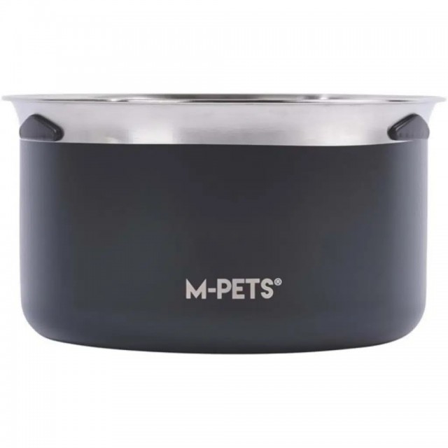M-Pets Splash Control Metal Su Kabı Siyah 3.7 Litre