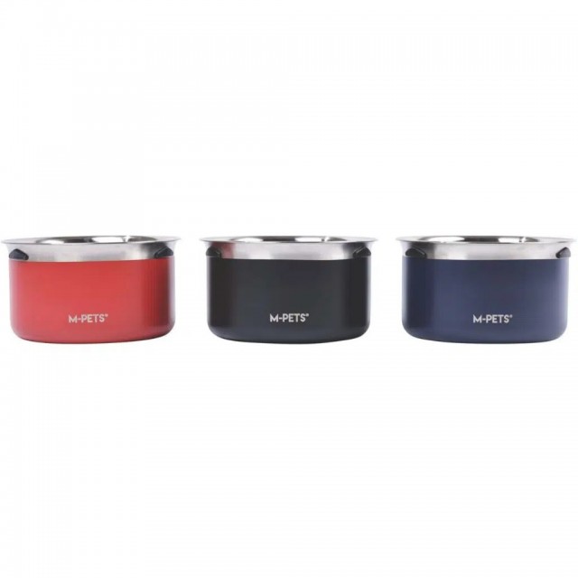 M-Pets Splash Control Metal Su Kabı Siyah 3.7 Litre