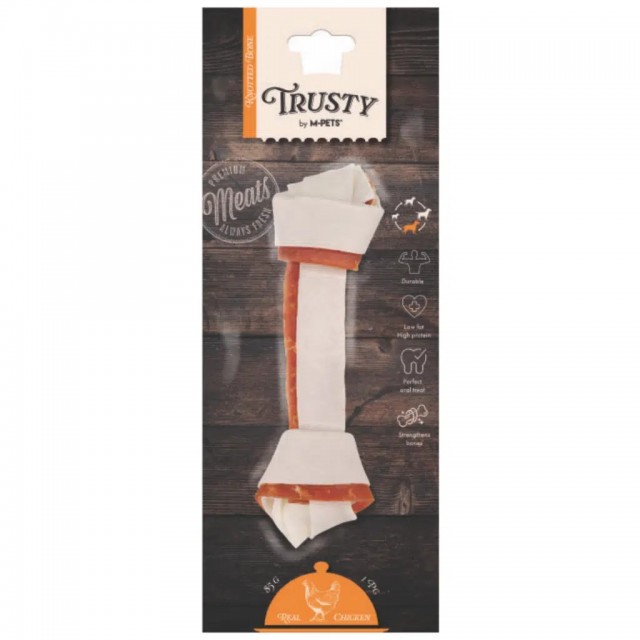 M-PETS Trusty Chicken Düğümlü Kemik Köpek Ödülü 85 Gr