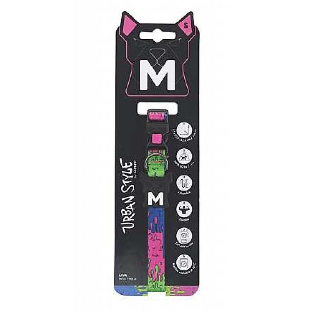 M-Pets Urbanstyle Lava Köpek Boyun Tasması (S)