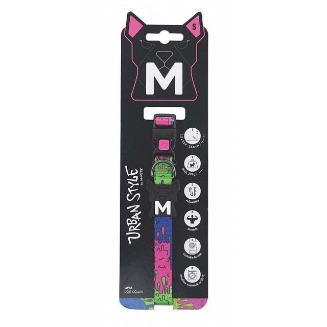 M-Pets Urbanstyle Lava Köpek Boyun Tasması (S)