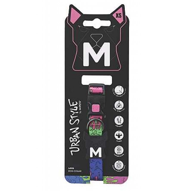 M-Pets Urbanstyle Lava Köpek Boyun Tasması (XS)