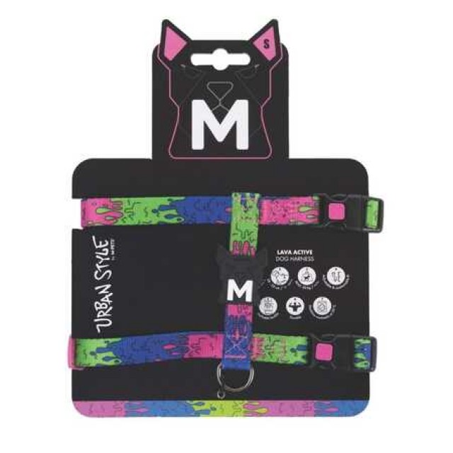 M-Pets Urbanstyle Lava Active Köpek Göğüs Tasması (S)