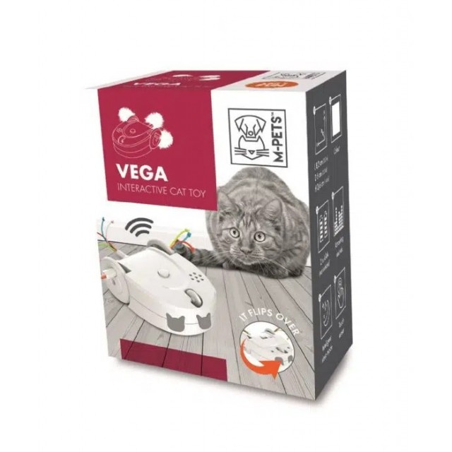 M-PETS Vega İnteraktif Kedi Oyuncağı Beyaz 20630699