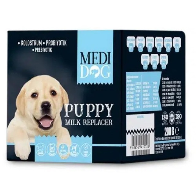 Medi Dog Yavru Köpekler için Süt Tozu 200 Gr