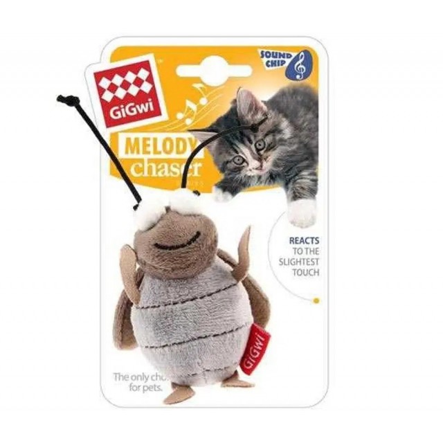 Melody Chaser Hareket Algıladığında Öten Ağustos Böceği Kedi Oyuncağı