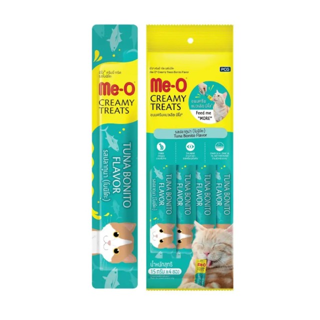 Meo Kurutulmuş Ton Balıklı Sıvı Kedi Ödülü 4x15 Gr
