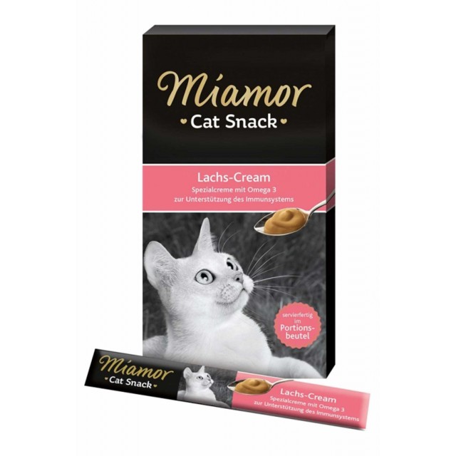 Miamor Cream Somonlu Yetişkin Kedi Ödül Maması 6x15gr