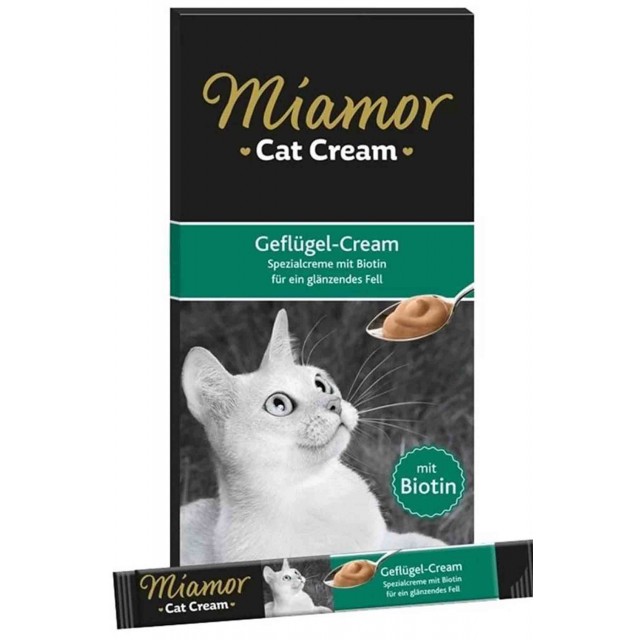 Miamor Cream Tavuklu Kedi Ödülü 6x15gr