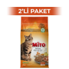 Mito Tavuklu Yetişkin Kuru Kedi Maması 1 kg 2 Adet