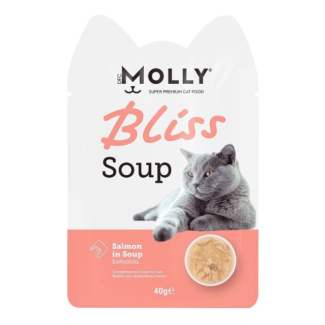 Molly Bliss Somon Balıklı Kedi Çorbası 40gr