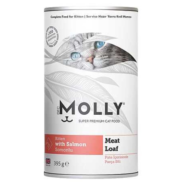 Molly Ezme Somonlu Yavru Kedi Konservesi 395gr